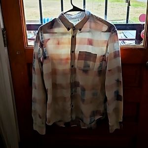 American July Forth Button Down Shirt Size L